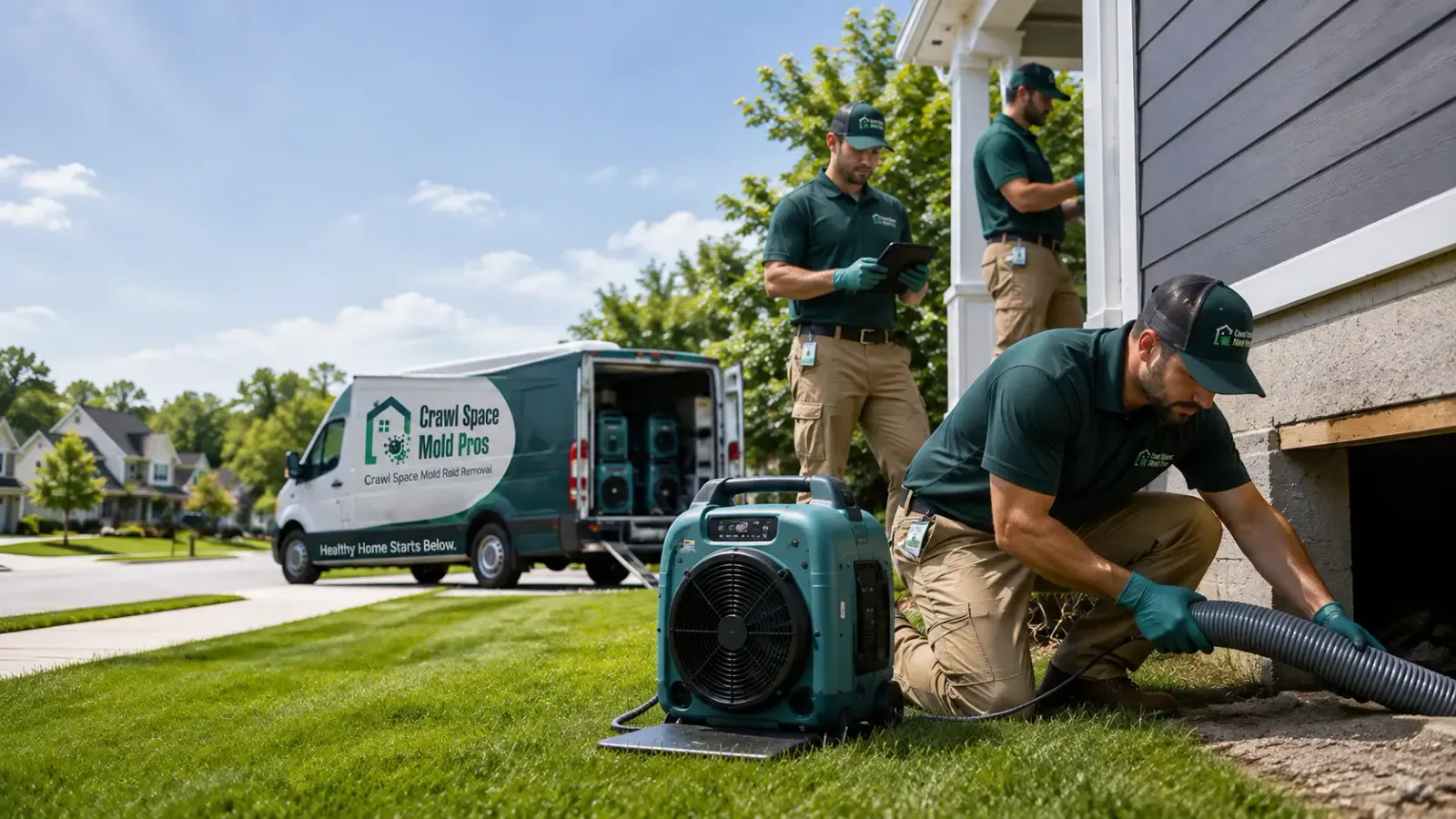 Crawl Space Mold Removal in North Salt Lake, UT